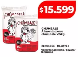 Chumbale - Alimento perro chumbale x15kg