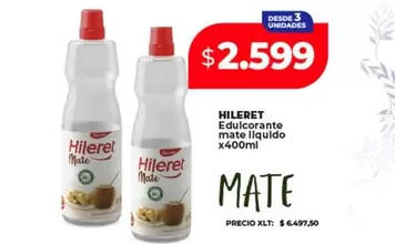 Hileret - Edulcorante mate liquido x400ml