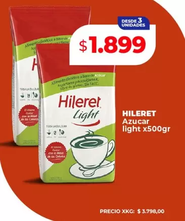 Hileret - Azucar light