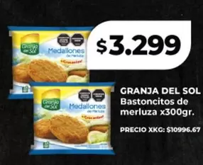 Granja del Sol - Bastoncitos de merluza
