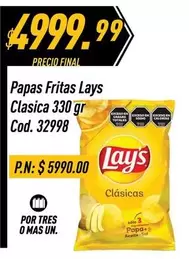 Mas - Papas Fritas Clasica 330 gr Cod. 32998