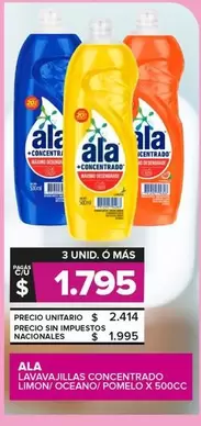 Ala - LAVAVAJILLAS CONCENTRADO