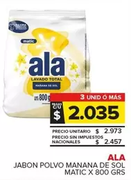 Ala - JABON POLVO MANANA DE SOL