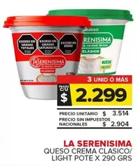 X$ - QUESO CREMA CLASICO/ LIGHT POTE