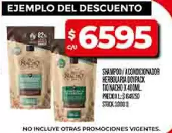 tio nacho - SHAMPOO / ACONDICIONADOR HERBOLARIA DOYPACK