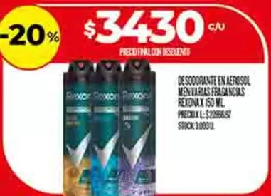 Rexona - DESODORANTE EN AEROSOL MEN VARIAS FRAGANCIAS