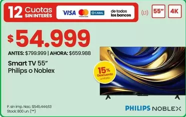 Philips - Smart TV 55"