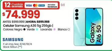 Samsung - A36 5g 256gb