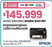 Epson - L3210 multifunciói
