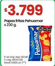Pehuamar - Papas fritas