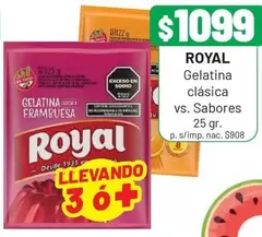 Royal - Gelatina clásica vs. Sabores