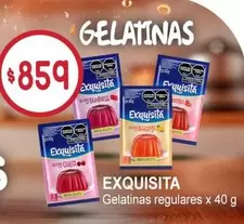 Exquisita - Gelatinas regulares