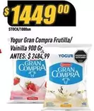 Gran Compra - Yogur  Frutilla/ Vainilla