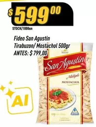 Fideo Tirabuzon/Mostachol 500gr