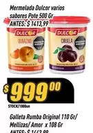 Dulcor - Mermelada varios sabores
