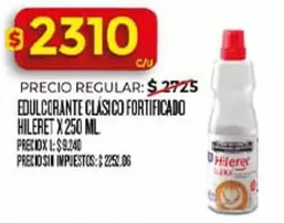 Hileret - EDULCORANTE CLASICO FORTIFICADO