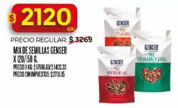 Genser - MIX DE SEMILLAS