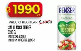 Genser - SAL CLÁSICA