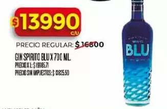 Spirito - SPIRITO BLU X 700 NL