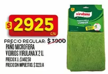 Virulana - PAÑO MICROFIBRA VIDRIOS