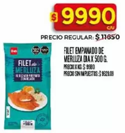 X$ - FILET DE MERLUZA