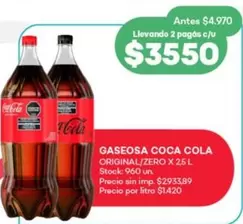 Coca cola - GASEOSA COCA COLA