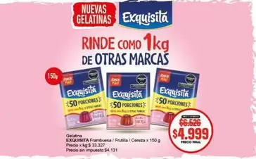 Exquisita - Gelatina