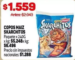 Skarchitos - COPOS MAIZ SKARCHITOS