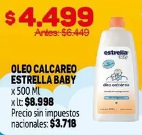 Estrella - OLEO CALCAREO