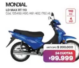 Mondial - LD MAX RT 110