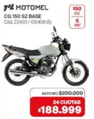 Motomel - CG 150 S2 BASE