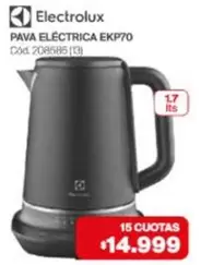 Electrolux - PAVA ELÉCTRICA EKP70
