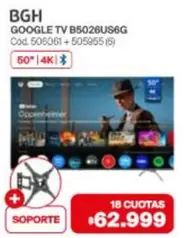 BGH - GOOGLE TV B5026US6G