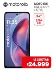 Motorola - E15 Cód. 406876