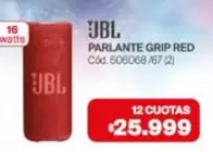 JBL - PARLANTE GRIP RED