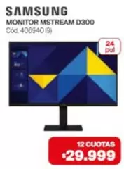 Samsung - MONITOR MSTREAM D300 Cód. 40694019