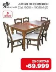 JUEGO DE COMEDOR
