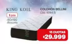 King Koil - COLCHON BELLINI