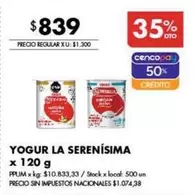 La Serenísima - YOGUR LA SERENÍSIMA
