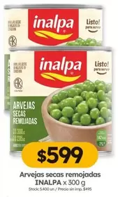 Inalpa - Arvejas secas remojadas