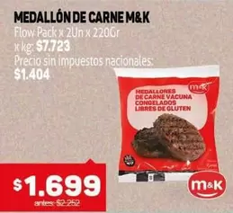 M&K - MEDALLÓN DE CARNE