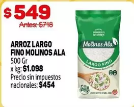 Molinos Ala - ARROZ LARGO FINO