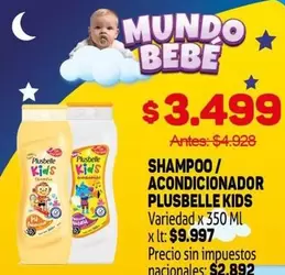 Plusbelle - SHAMPOO / ACONDICIONADOR
