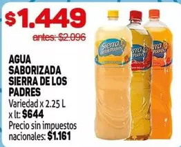 Sierra de los Padres - AGUA SABORIZADA