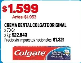 Colgate - CREMA DENTAL ORIGINAL
