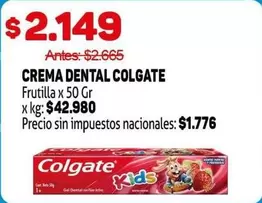 Colgate - CREMA DENTAL