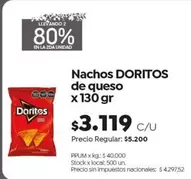 Doritos - Nachos DORITOS de queso