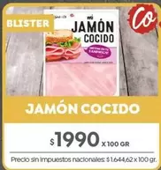 X$ - JAMÓN COCIDO