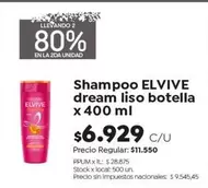 Elvive - Dream Liso Botella