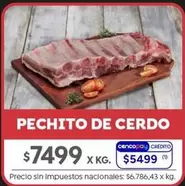 X$ - PECHITO DE CERDO